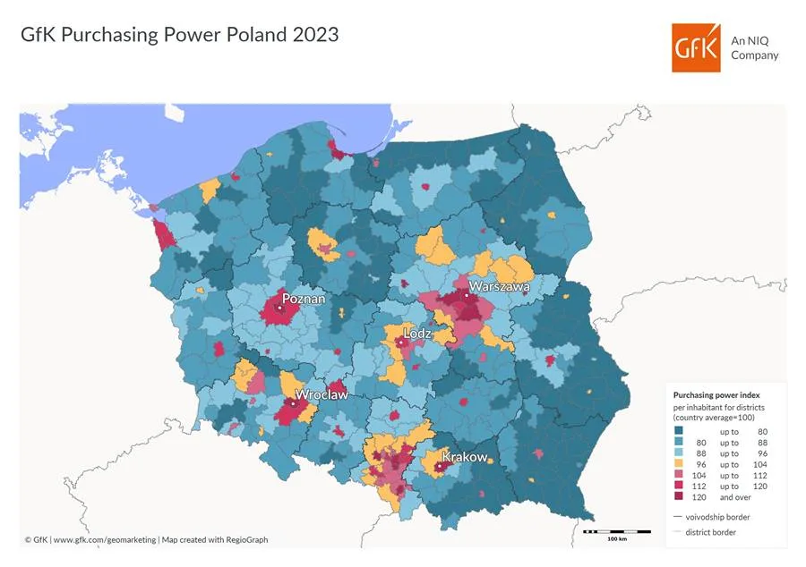 Polacy wciąż biedni na tle Europy. Powiększa się przepaść między dużymi miastami a resztą kraju 10