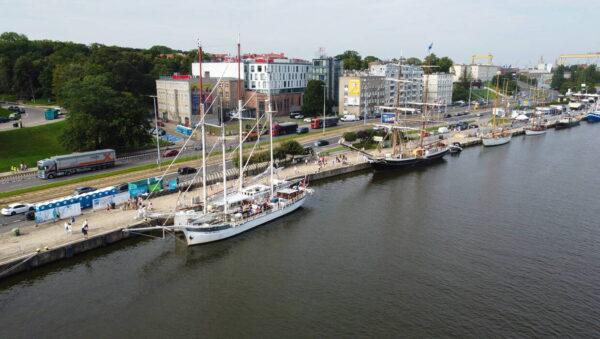 żeglarskie gryfy w szczecinie