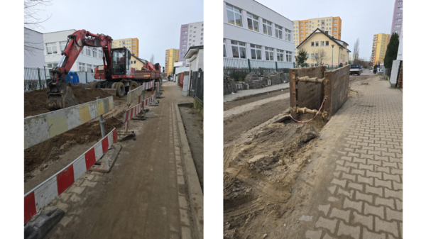 przebudowa wodociągu rydla szczecin