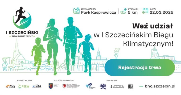 Biegniemy, by inni mogli oddychać – Pierwszy Szczeciński Bieg Klimatyczny 2025