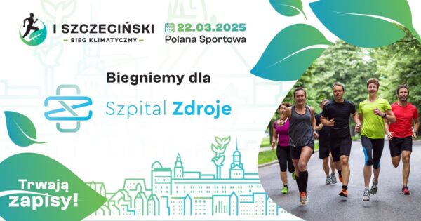 pobiegną dla dzieci ze szpitala w zdrojach. i szczeciński bieg klimatyczny
