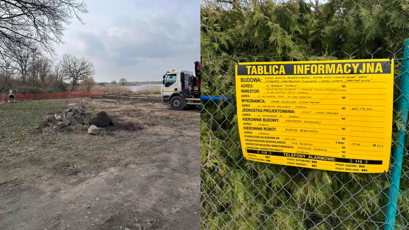 nowa przestrzeń nad kanałem kluckim. „przystań klucz” w budowie