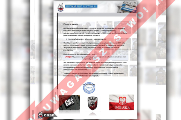 przestępcy podszywają się pod cbśp. możesz stracić oszczędności życia!
