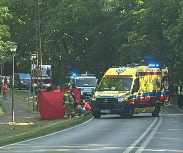 tragedia w pilchowie. motocyklista zginął po zderzeniu z autem osobowym
