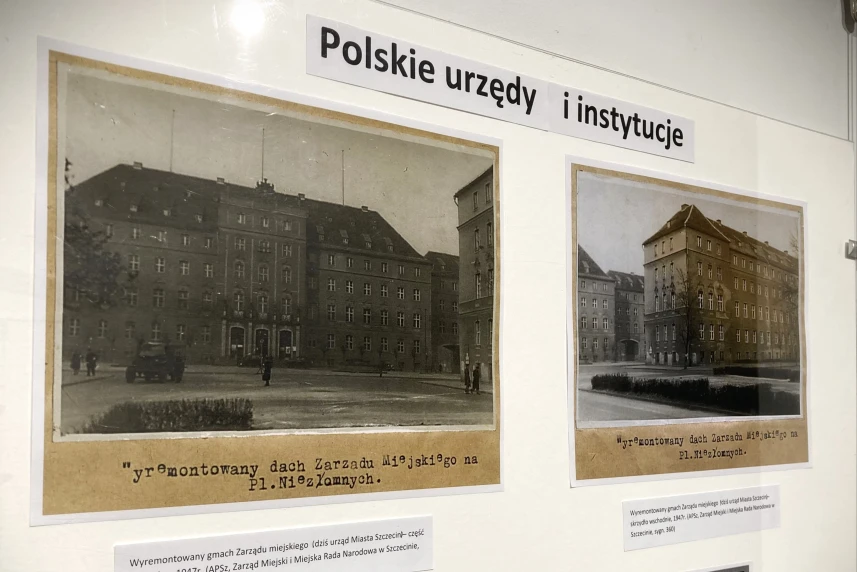 jak wyglądały pionierskie lata polskiego szczecina? wyjątkowa wystawa w urzędzie miasta