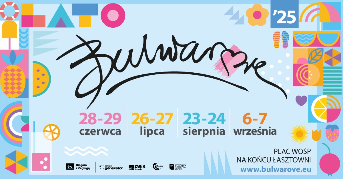 biegi i rowerowe bulwarove na start wakacji