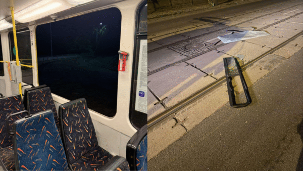 szczecińskie tramwaje znów zdemolowane. policja poszukuje nastolatków, którzy wybili szybę