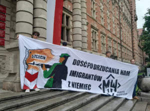 Polska dla Polaków? Antyimigracyjne hasła w centrum Szczecina