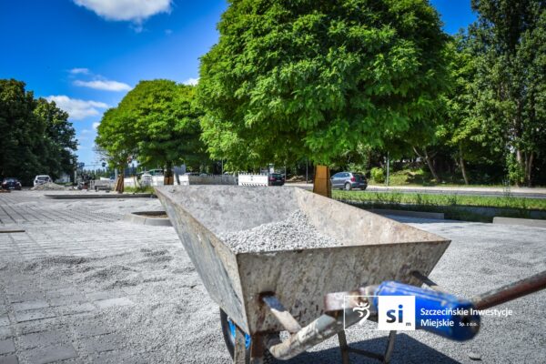 postępy na bogumińskiej. prace trwają na kilku frontach