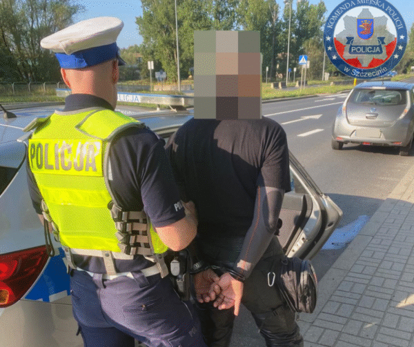 pół promila z samego rano. pijany motocyklista zatrzymany