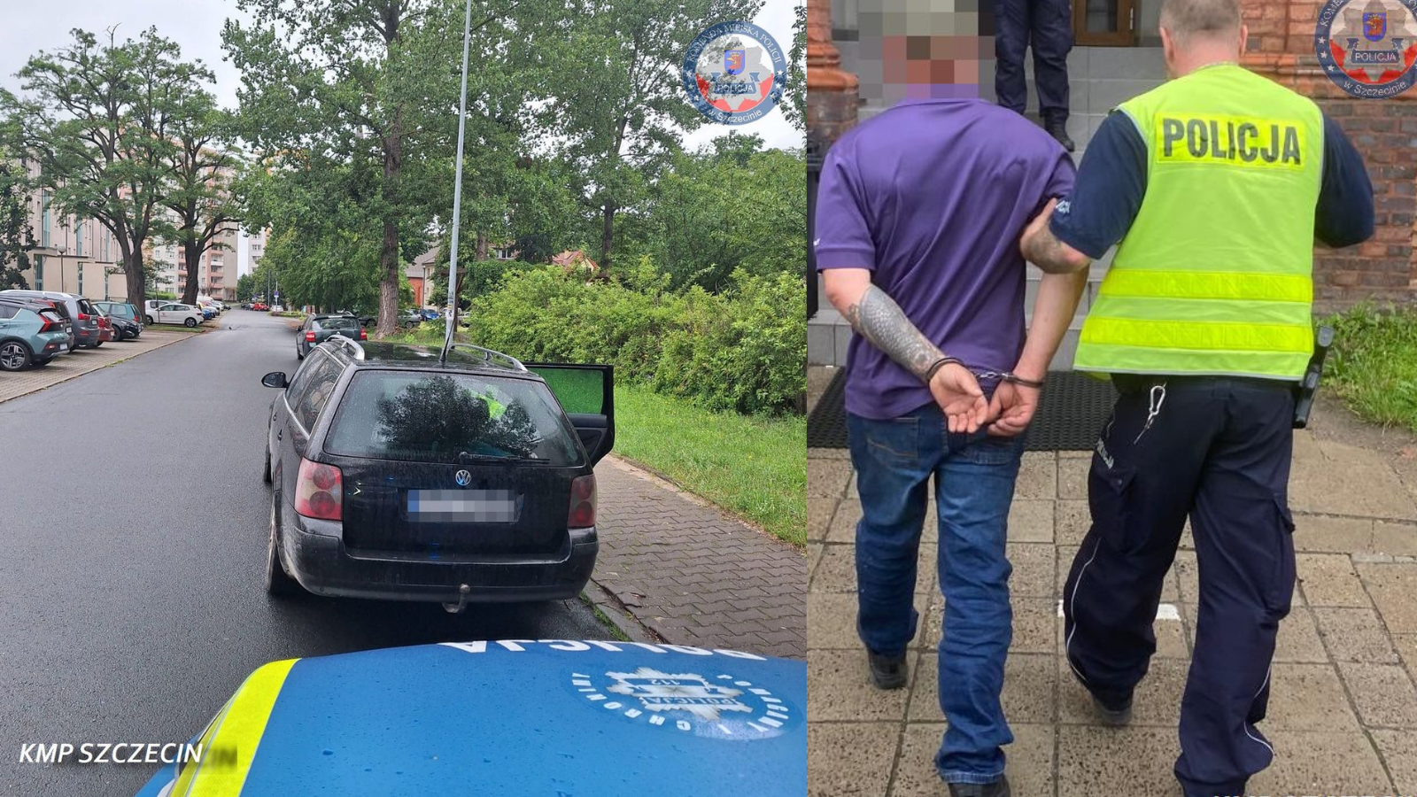 pijany i pod wpływem narkotyków – kierowca zatrzymany przez szczecińską drogówkę