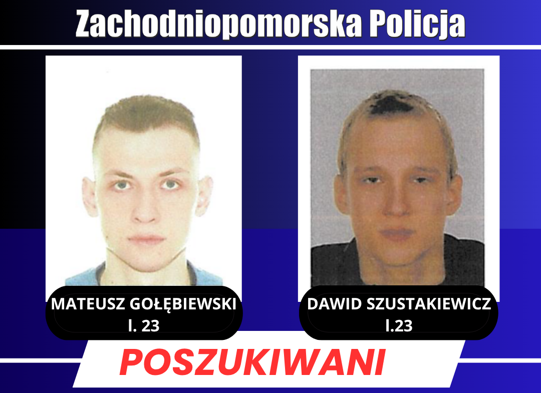 policja poszukuje dwóch 23-latków w związku z zabójstwem w policach