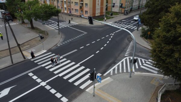 nowa sygnalizacja świetlna w dąbiu po blisko 50 latach