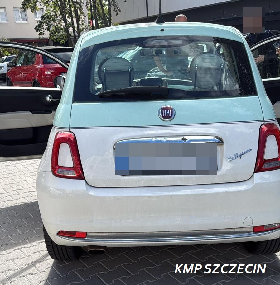 fiat 500 namierzony w gorzowie! szczecińscy kryminalni rozbili złodziejski duet