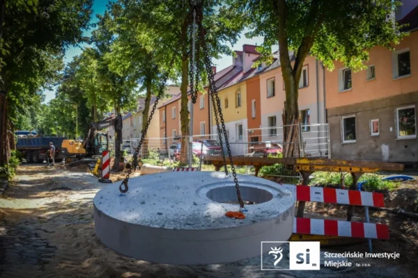 ulica krzemienna z ruchem wahadłowym. rusza kolejny etap przebudowy