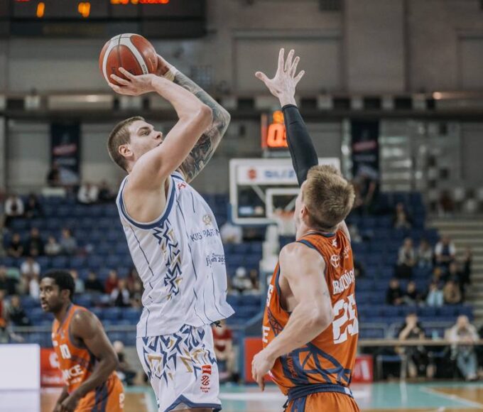 Wilki Morskie na przełamanie. Zwycięstwo z GTK Gliwice, ale łatwo wcale nie było 14 king - gtk gliwice