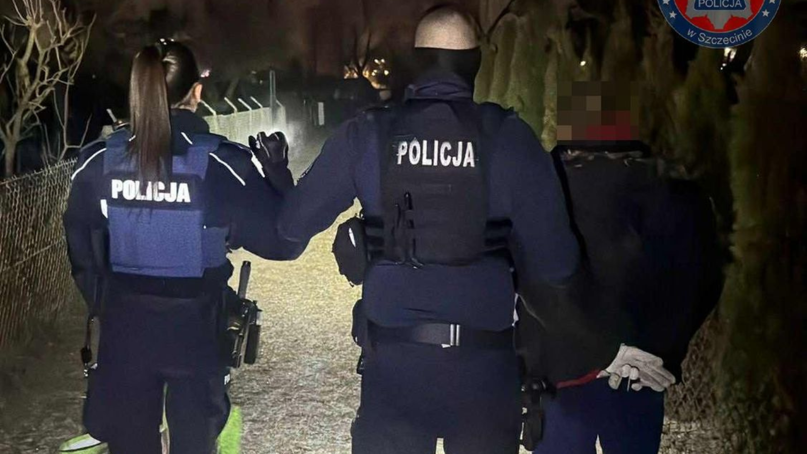nocne włamanie na działkach w szczecinie. policja zatrzymała 39-latka „na gorącym uczynku”