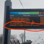 tramwaje stanęły w całym mieście, mieszkańcy zostali bez dojazdu