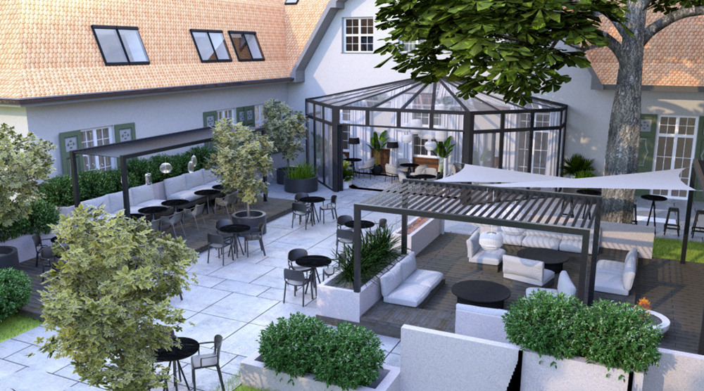 patio restauracja clue