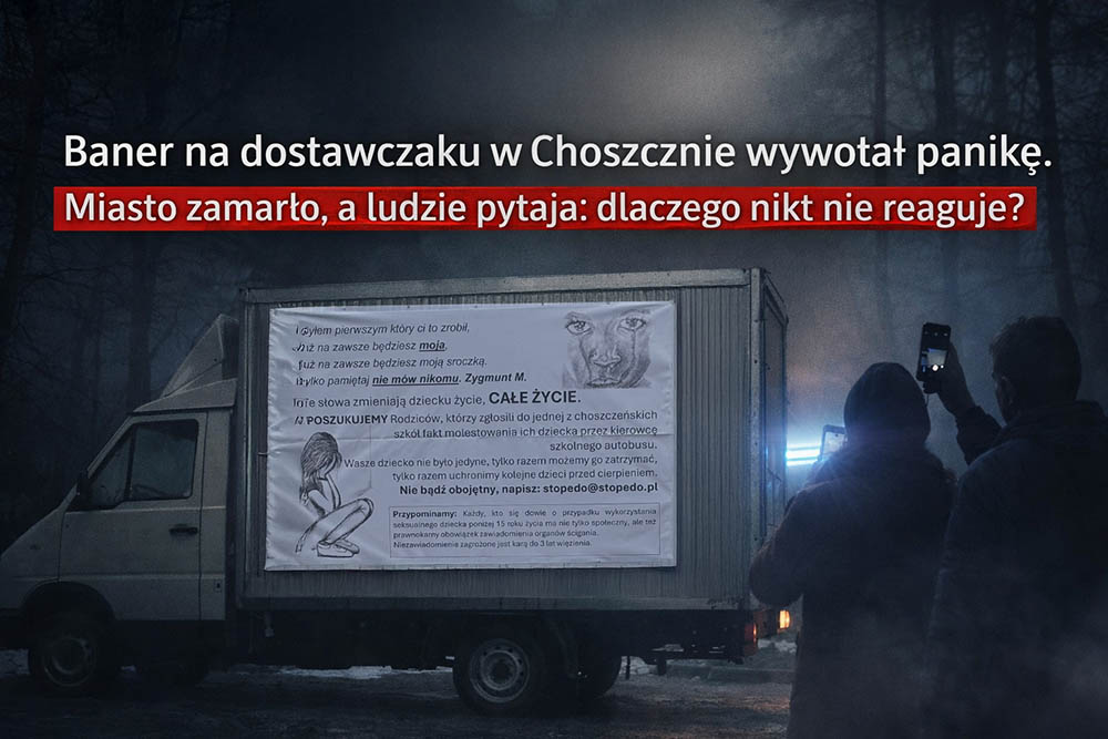 baner samochód choszczno