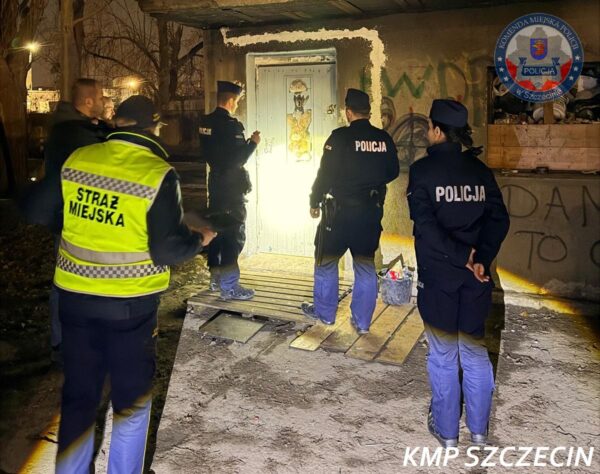 nocne liczenie bezdomnych w całej polsce. szczecin sprawdzony od piwnic po działki