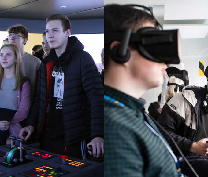 wejdź na mostek statku i spotkaj robota. politechnika morska otwiera drzwi dla przyszłych studentów