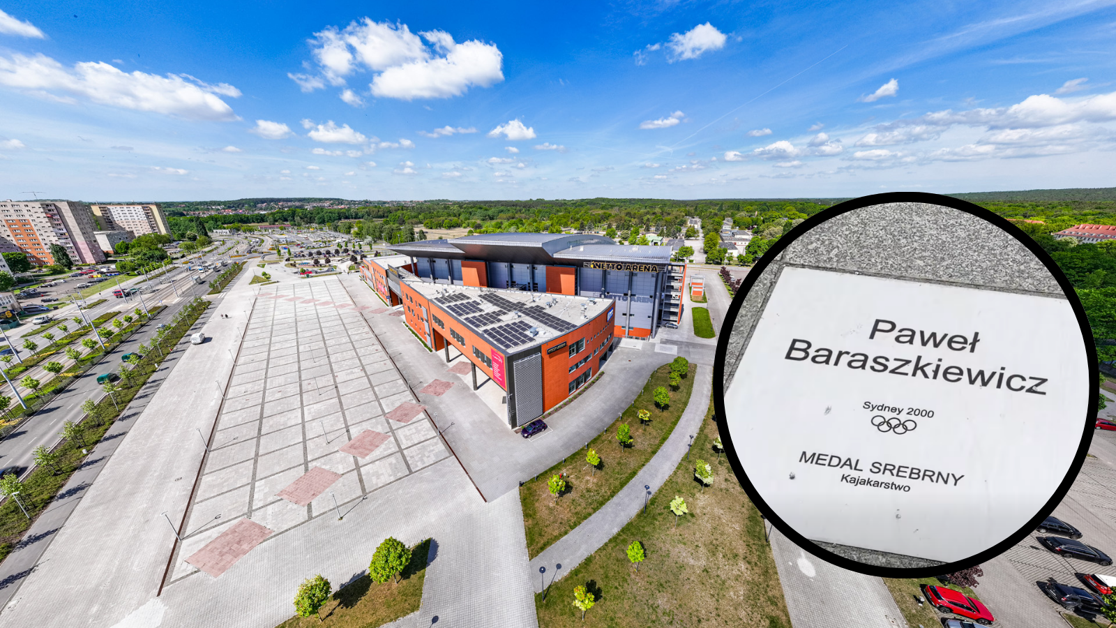 aleja gwiazd szczecińskiego sportu otwarta przy enea arenie