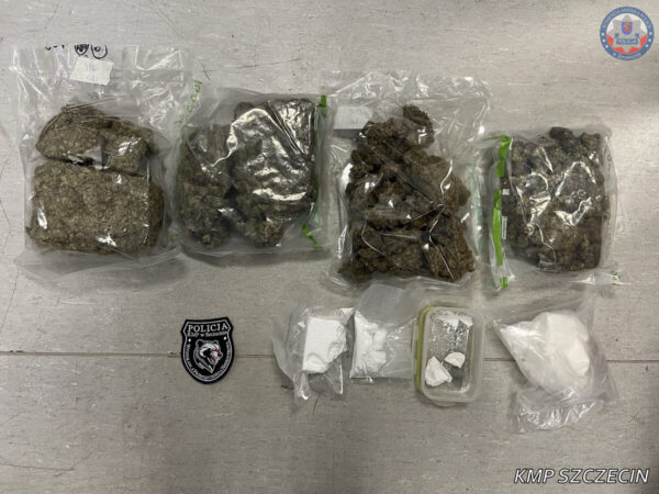 narkotykowy magazyn w mieszkaniu w szczecinie. policja przejęła blisko 2,6 kg narkotyków