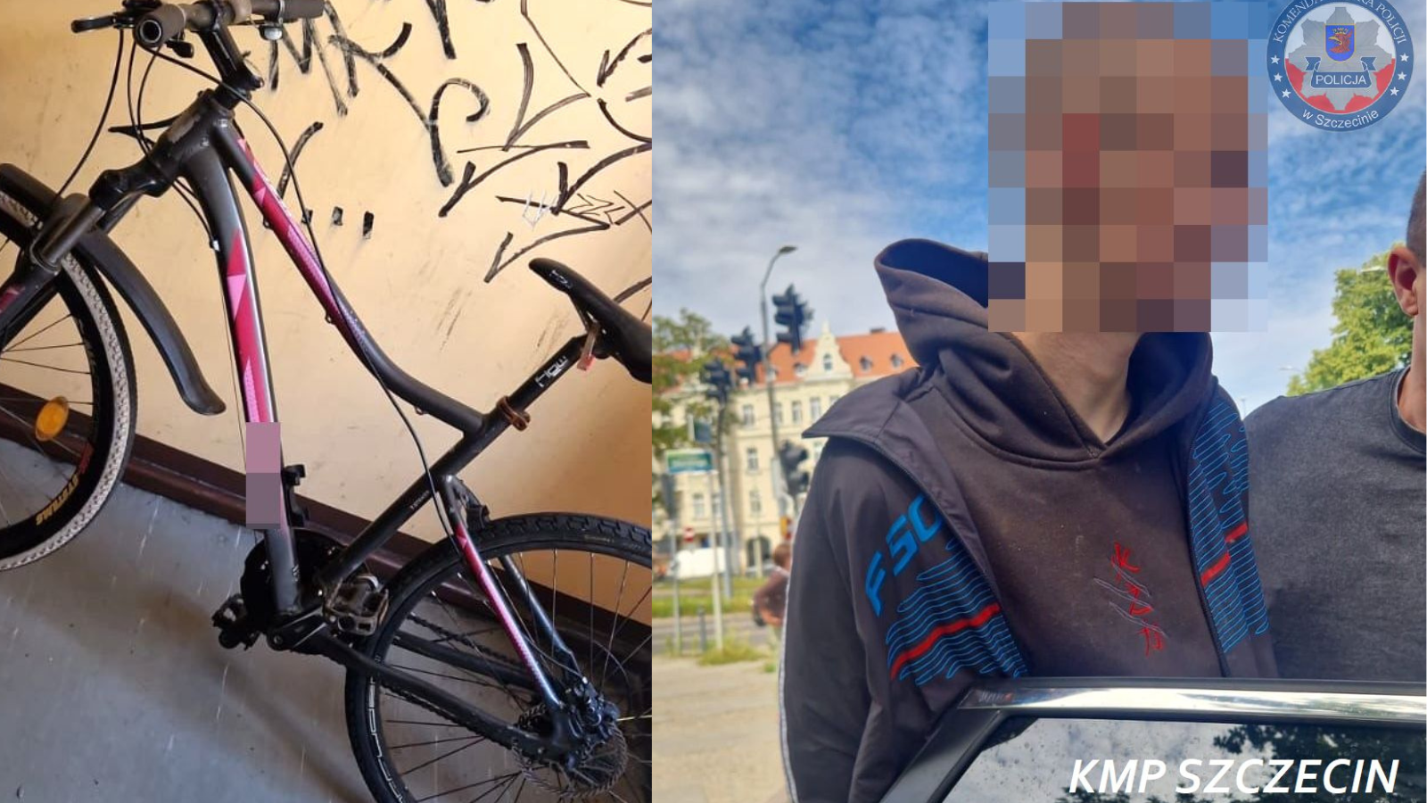 myślał, że ujdzie mu to na sucho. skradziony rower znaleziono przy podejrzanym