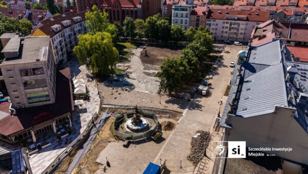 widać już, jak będzie wyglądało nowe serce starego miasta