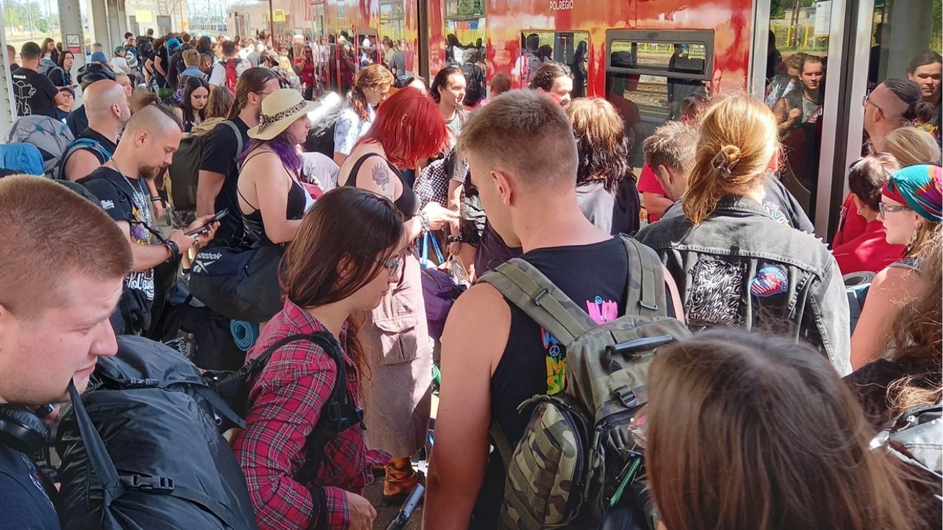 pol'and'rock festival rusza pełną parą. polregio uruchamia 232 dodatkowe pociągi