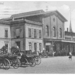 dworzec główny w szczecinie w latach 1895–1925.